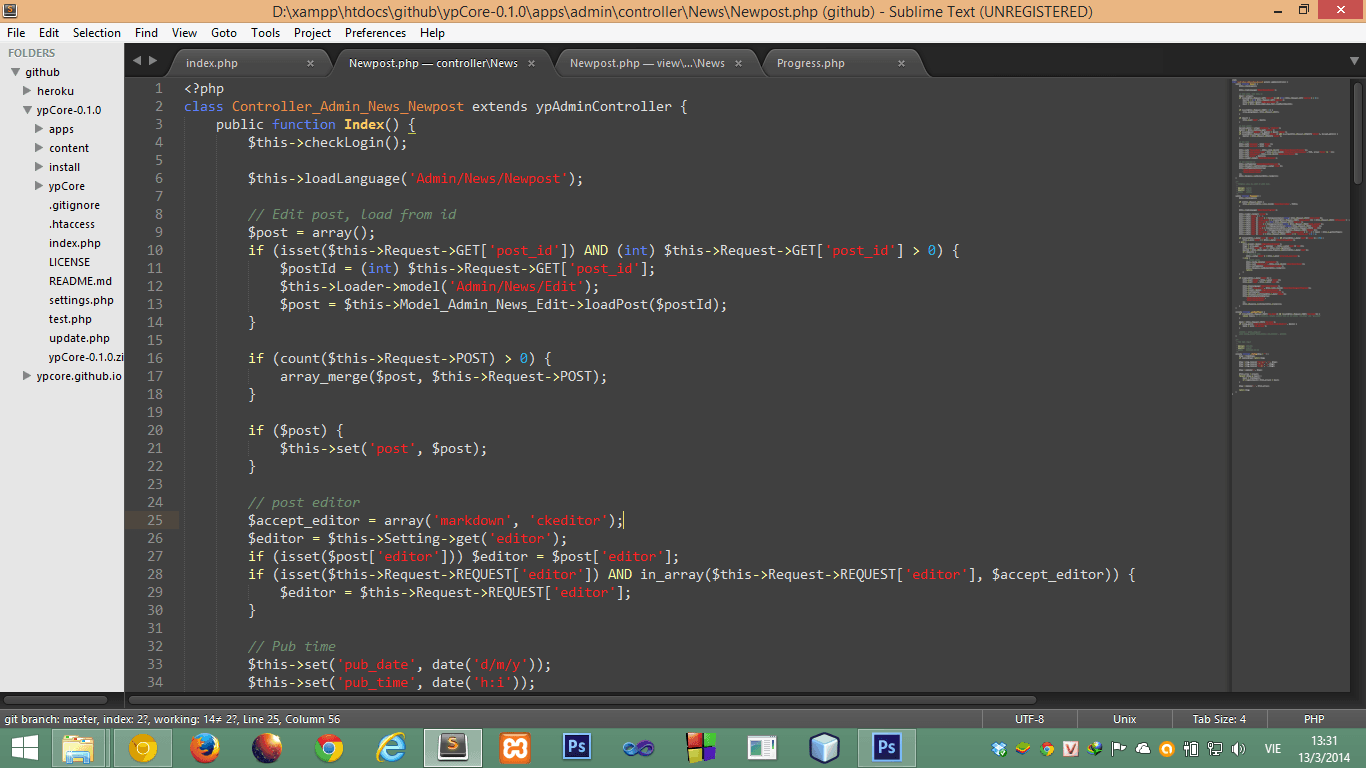 Sublime Text 3 - editor mạnh mẽ cho lập trình viên PHP